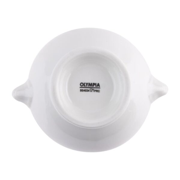 Olympia Whiteware Lion Head Soup Bowl - 10.5cm 4" (Box 6) - Image 6