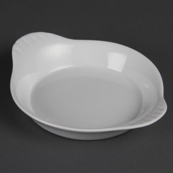 Olympia Whiteware Round Eared Dish - 40x192x151mm (Box 6) - Image 3