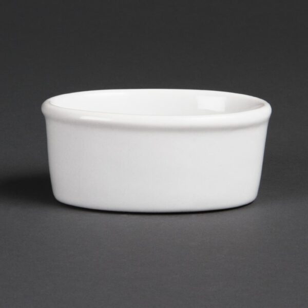 Olympia Whiteware Oval Ramekin - 103mm 4" (Box 12) - Image 4