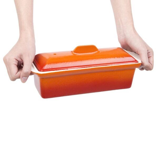 Vogue Pate Terrine Orange - 90x310x110mm 1.3Ltr - Image 3