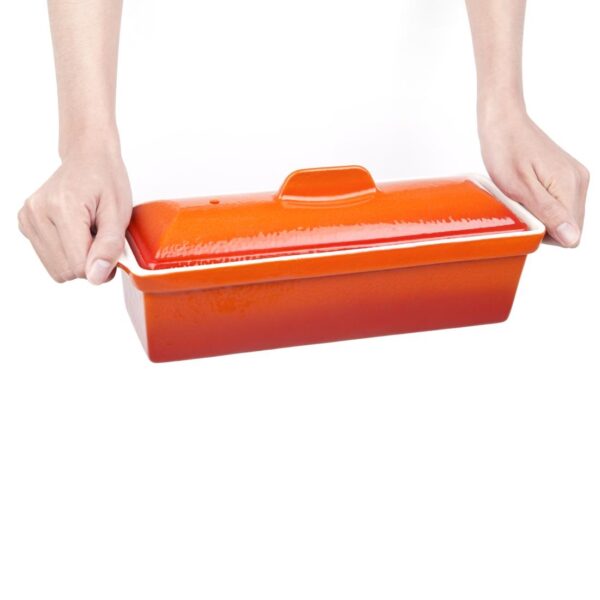 Vogue Pate Terrine Orange - 110x340x105mm 1.7Ltr - Image 3