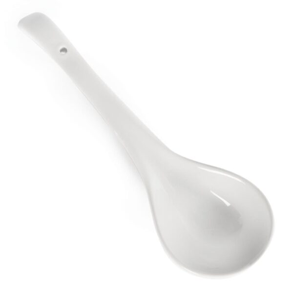 Olympia Whiteware Soup Tureen & Ladle White - 2.5Ltr 88oz 227x250mm 9x9 3/4" - Image 4