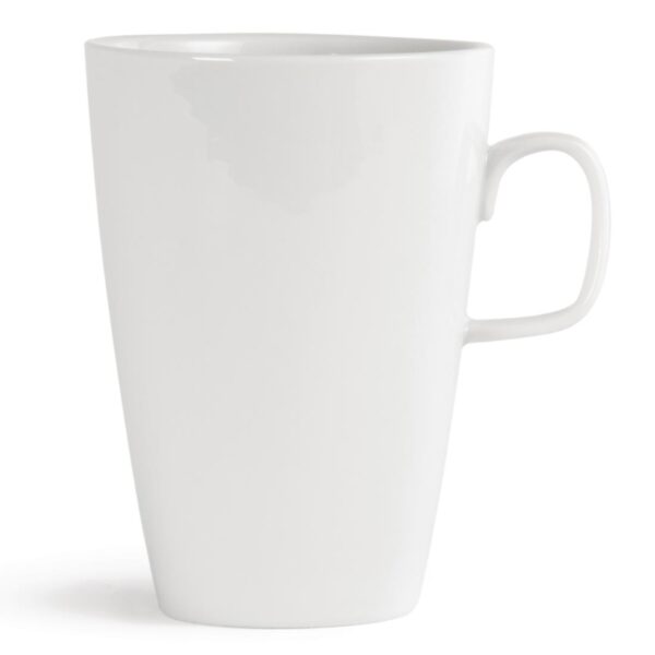 Olympia Latte Mug White - 400ml 14oz (Box 12) - Image 2