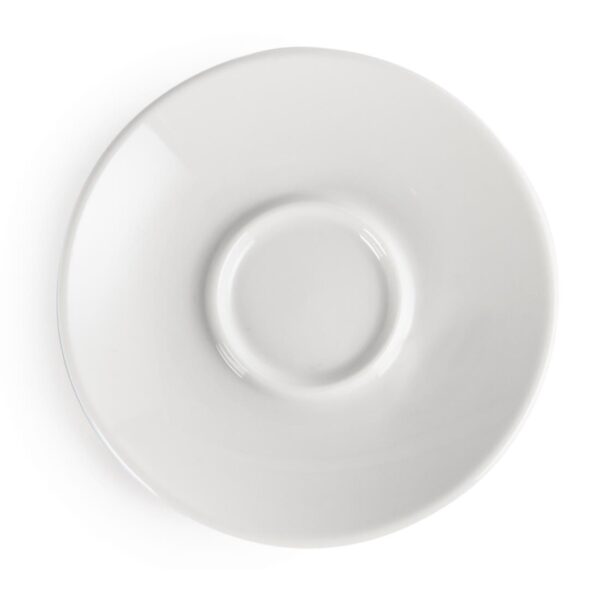 Olympia Espresso Saucer White - 120mm for 2oz Cup (Box 12) - Image 4