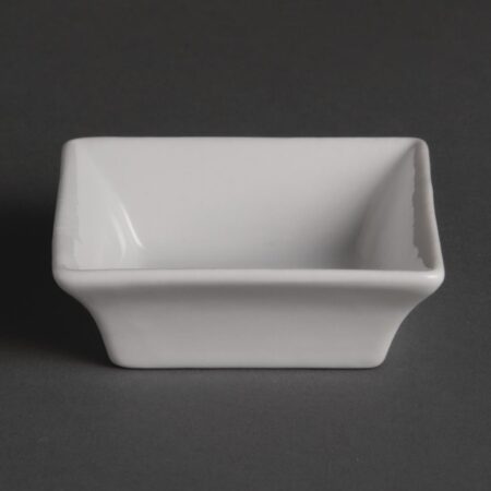 Olympia Whiteware Miniature Square White - 75x75mm 3x3" (Box 12)