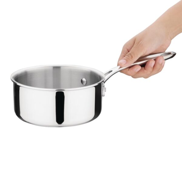 Vogue Tri-wall Saucepan St/St - 900ml 30 1/2fl oz - Image 4