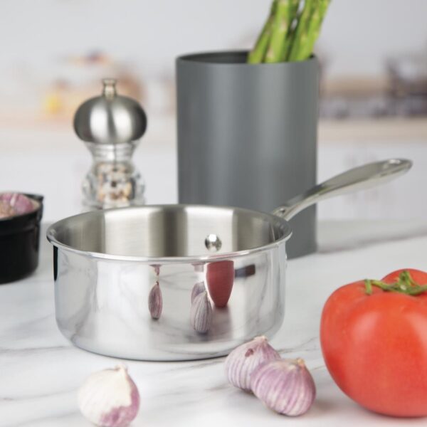 Vogue Tri-wall Saucepan St/St - 900ml 30 1/2fl oz - Image 8