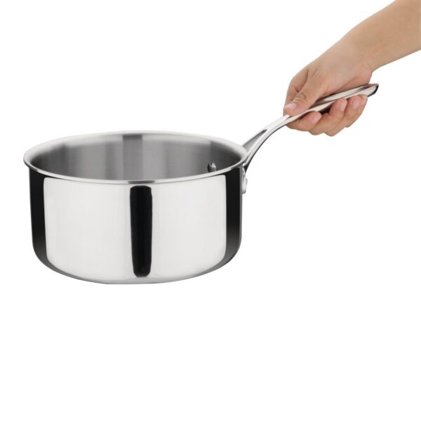 Vogue Tri-wall Saucepan St/St - 200mm 3Ltr 101fl oz - Image 4