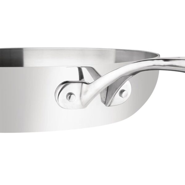 Vogue Tri-wall Fry Pan St/St - 240mm 2Ltr 66fl oz - Image 7