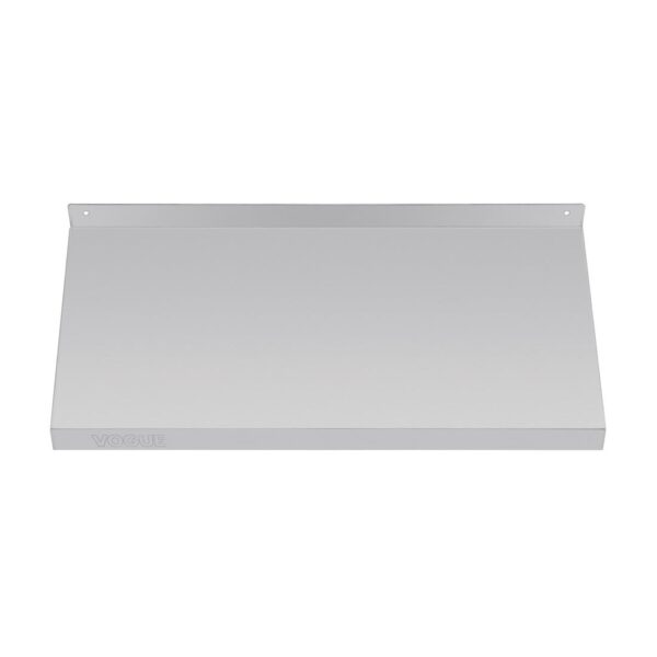 Vogue Wall Shelf with Brackets St/St - 600x300mm - Image 2
