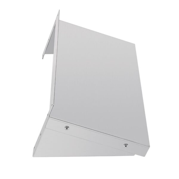 Vogue Wall Shelf with Brackets St/St - 600x300mm - Image 4