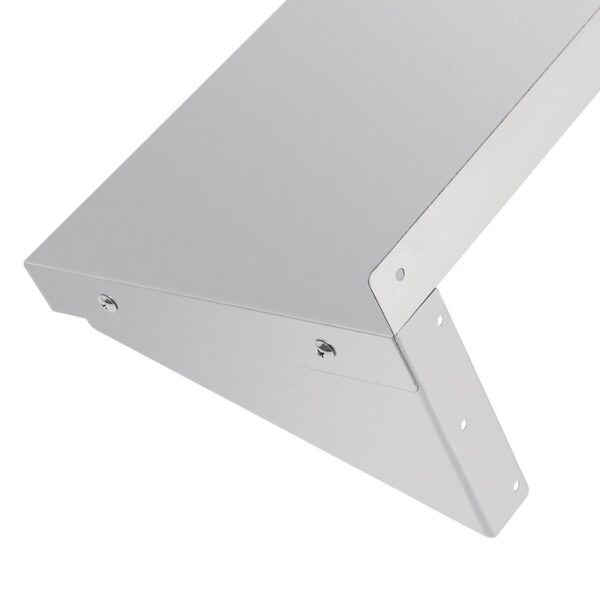 Vogue Wall Shelf with Brackets St/St - 900x300mm - Image 5