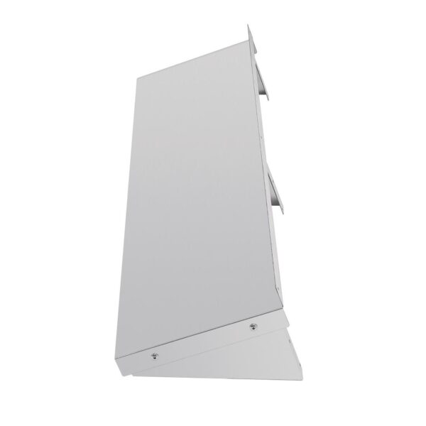 Vogue Wall Shelf with Brackets St/St - 1200x300mm - Image 3
