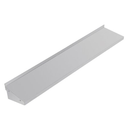 Vogue Wall Shelf with Brackets St/St - 1500x300mm