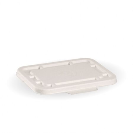 500 & 600ml White BioCane Takeaway Base Lid