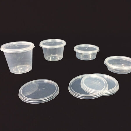 Plastic Container Round - Small Lid