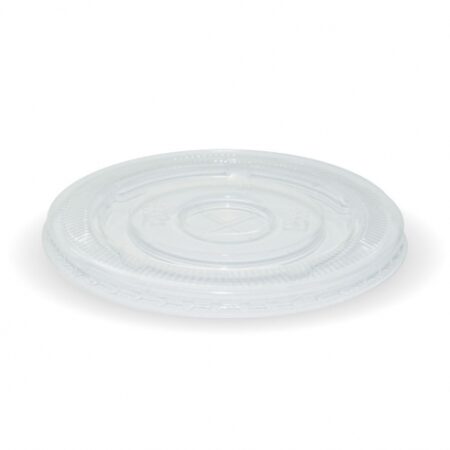90mm PLA Clear Large Straw-Slot Lid
