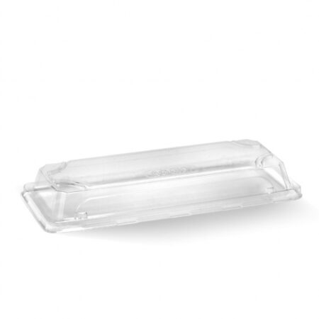 Long BioCane Sushi Tray PLA Lid