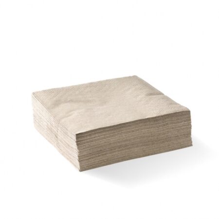 2-ply Natural Corner Embossed Cocktail Bionapkin