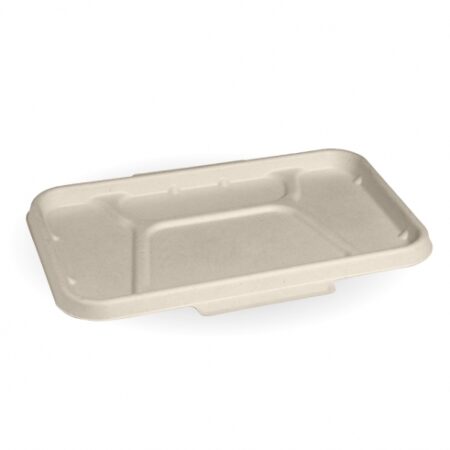 4 Compartment Natural Takeaway Base Lid