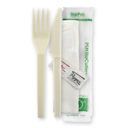 15cm / 6" PSM Knife, Fork, Napkin, Salt & Pepper Set