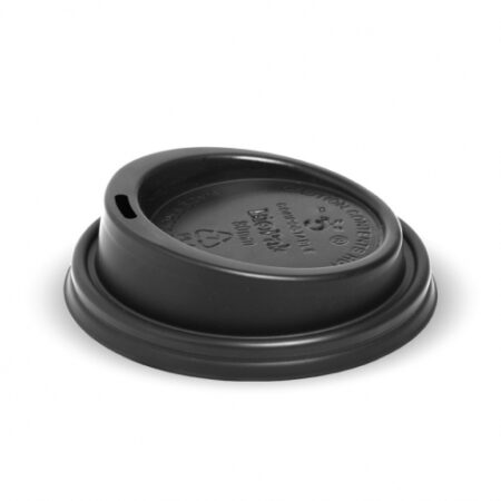 6-12oz (80mm DIA) PLA Black Small Lid