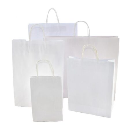 White Paper Carry Bags