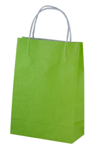 Kraft Junior Paper Bag - Loud Lime