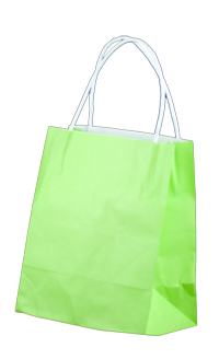 Kraft Toddler Paper Bag - Loud Lime