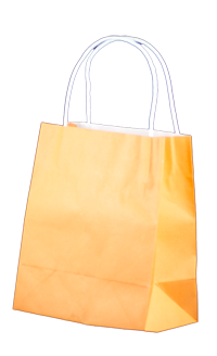 Kraft Toddler Paper Bag - Cirtus Orange