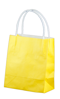 Kraft Toddler Paper Bag - Sunny Yellow