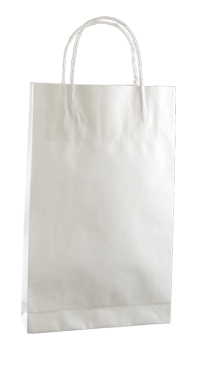 Kraft Baby Paper Bag - White