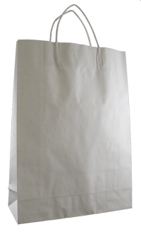 Kraft Midi Paper Bag - White