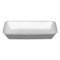Foam Deep Trays - White 187x137x15  E755