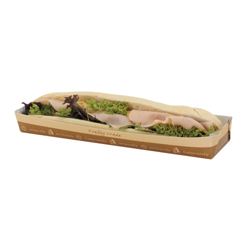 Brown Earth Open Baguette Box
