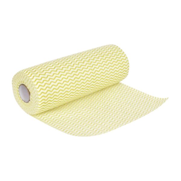 Jantex Non Woven Cloths Yellow (Roll of 100