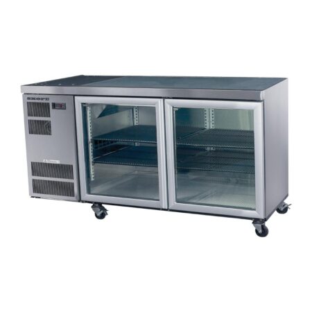 Skope Counterline 2 Glass Door Counter Fridge CL400