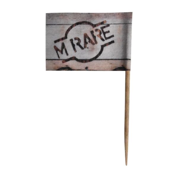 Bamboo Steak Markers - Medium Rare
