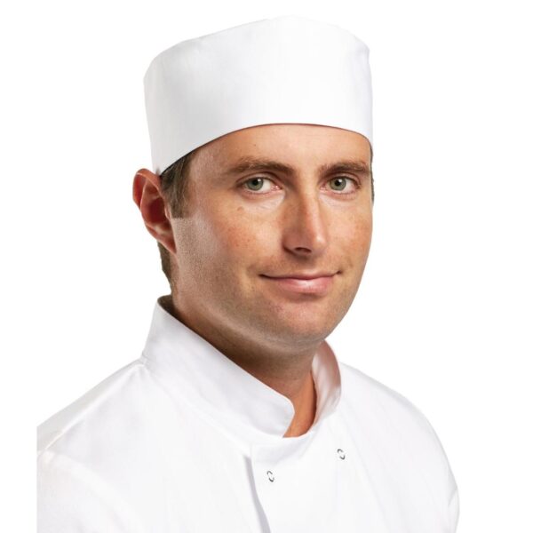 Whites Chefs Skull Cap L
