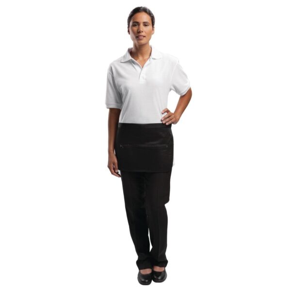Whites Black Money Pocket with Zip Pocket