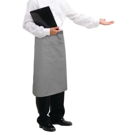Whites Regular Bistro Apron Charcoal
