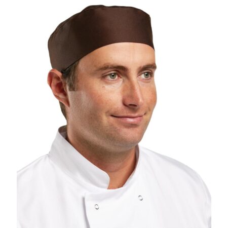 Polycotton Skull Cap Chocolate