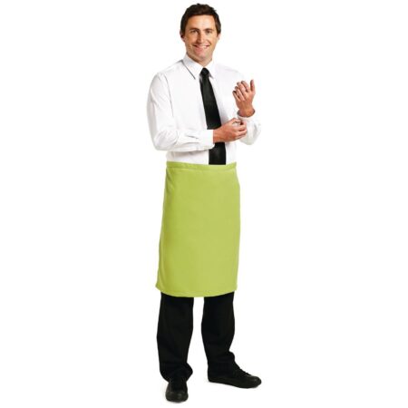Le Chef Polycotton Waist Apron Lime