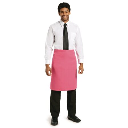 Le Chef Polycotton Waist Apron Pink