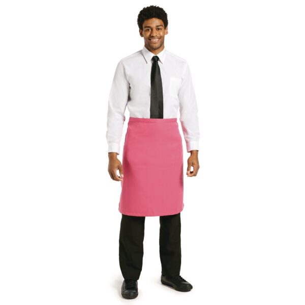 Le Chef Polycotton Waist Apron Pink
