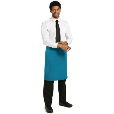 Le Chef Polycotton Waist Apron Teal