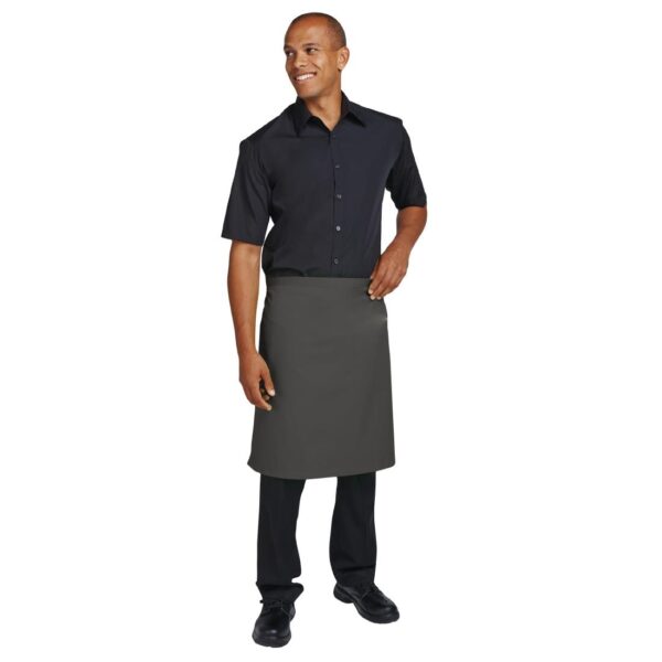 Le Chef Waist Apron Storm Grey