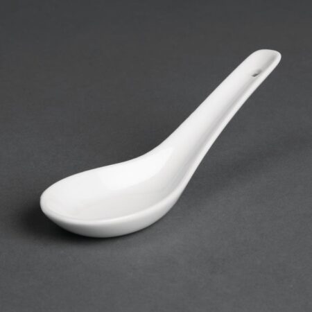 Olympia Whiteware Rice Spoons