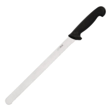 Hygiplas Black Serrated Slicer 30.5cm