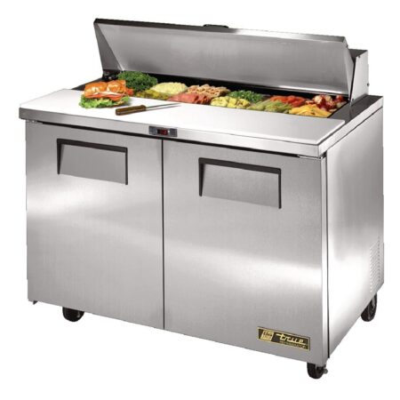 True Salad Prep Counter 2 Door 340 Ltr Stainless Steel